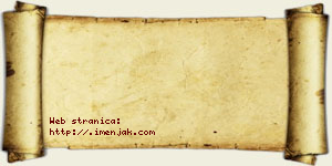 Aleksa Crnjanski vizit kartica